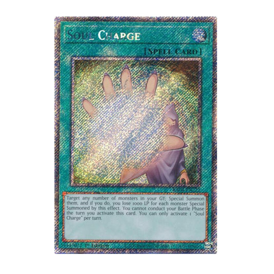 Yu-Gi-Oh! Soul Charge (Platinum Secret Rare) - Quarter Century Stampede