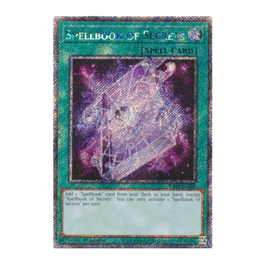 Yu-Gi-Oh! Spellbook of Secrets (Platinum Secret Rare) - Quarter Century Stampede