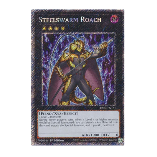 Yu-Gi-Oh! Steelswarm Roach (Platinum Secret Rare) - Quarter Century Stampede