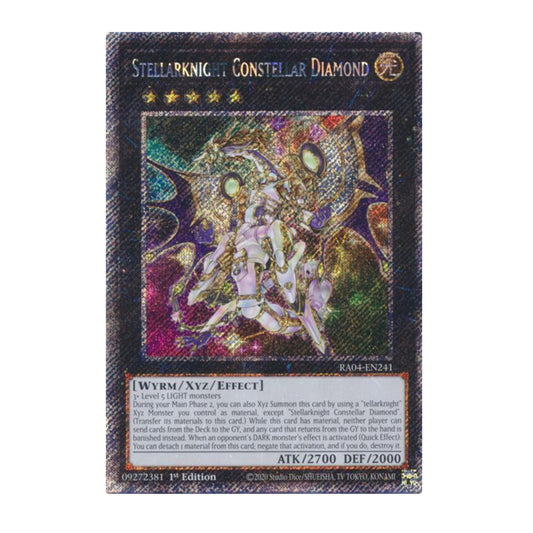 Yu-Gi-Oh! Stellarknight Constellar Diamond (Platinum Secret Rare) - Quarter Century Stampede