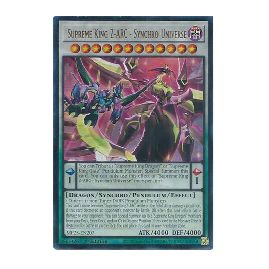 Yu-Gi-Oh! Supreme King Z-ARC - Synchro Universe - 2025 Mega-Pack (MP25)