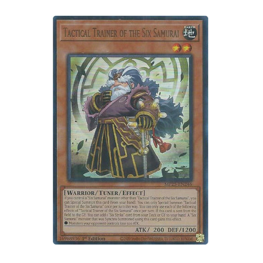 Yu-Gi-Oh! Tactical Trainer of the Six Samurai - 2025 Mega-Pack (MP25)