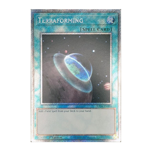 Yu-Gi-Oh! Terraforming (Platinum Secret Rare) - Quarter Century Stampede