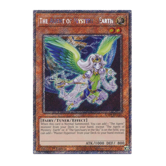 Yu-Gi-Oh! The Agent of Mystery - Earth (Platinum Secret Rare) - Quarter Century Stampede