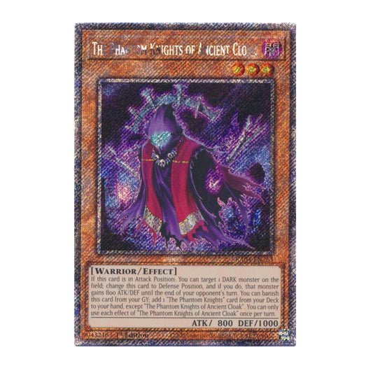 Yu-Gi-Oh! The Phantom Knights of Ancient Cloak (Platinum Secret Rare) - Quarter Century Stampede