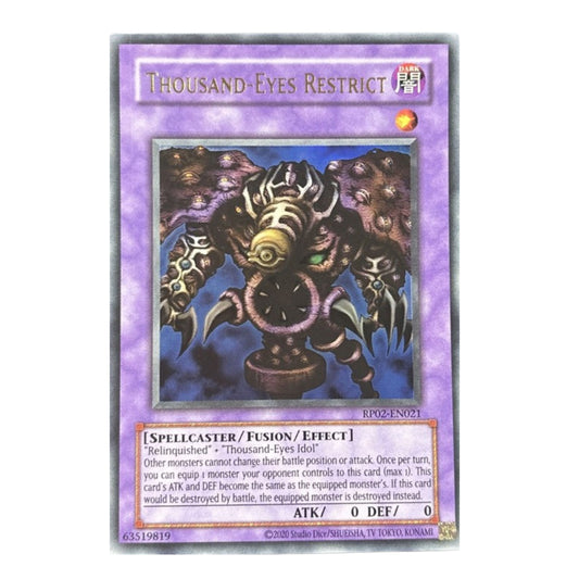 Yu-Gi-Oh! Thousand-Eyes Restrict - Retro Pack 2 (2020 Date Reprint) (RP02)