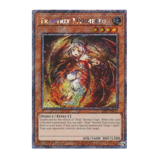 Yu-Gi-Oh! Traptrix Myrmeleo (Platinum Secret Rare) - Quarter Century Stampede