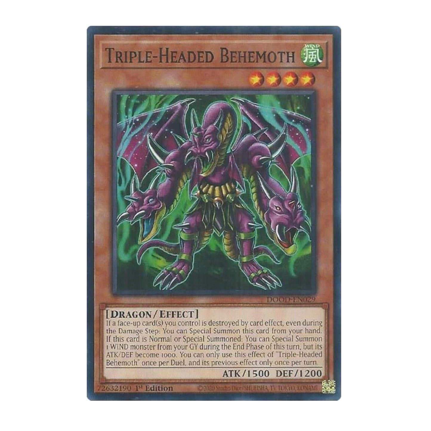 Yu-Gi-Oh! Triple-Headed Behemoth - Doom of Dimensions (DOOD)