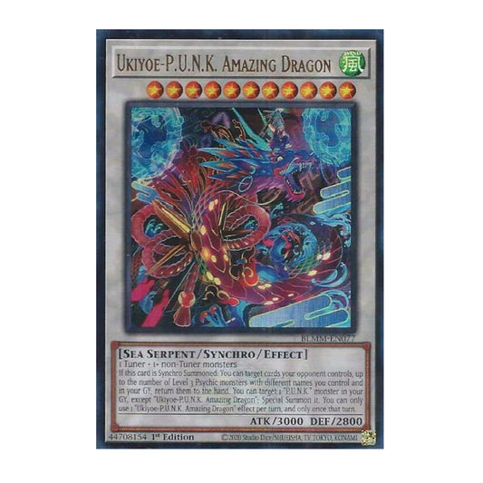Yu-Gi-Oh! Ukiyoe-P.U.N.K. Amazing Dragon - Battles of Legend: Monster Mayhem (BLMM)