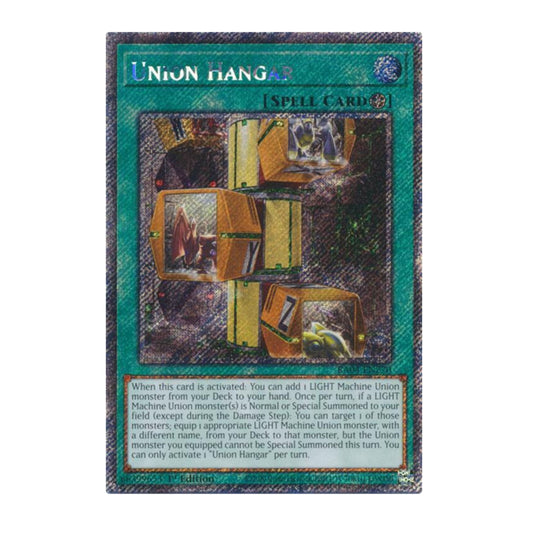 Yu-Gi-Oh! Union Hangar (Platinum Secret Rare) - Quarter Century Stampede