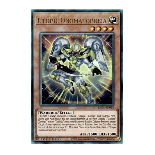 Yu-Gi-Oh! Utopic Onomatopoeia (PUR) - Quarter Century Stampede