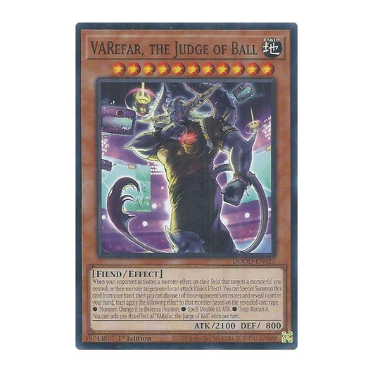 Yu-Gi-Oh! VARefar, the Judge of Ball - Doom of Dimensions (DOOD)