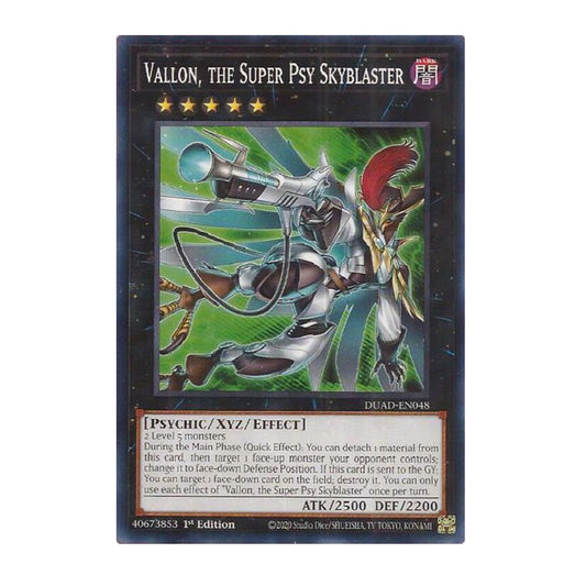 Yu-Gi-Oh! Vallon, the Super Psy Skyblaster - Duelist's Advance (DUAD)