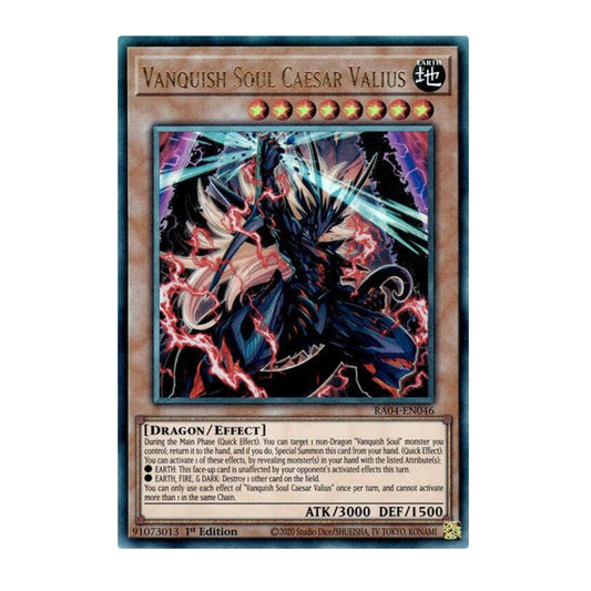 Yu-Gi-Oh! Vanquish Soul Caesar Valius (PUR) - Quarter Century Stampede