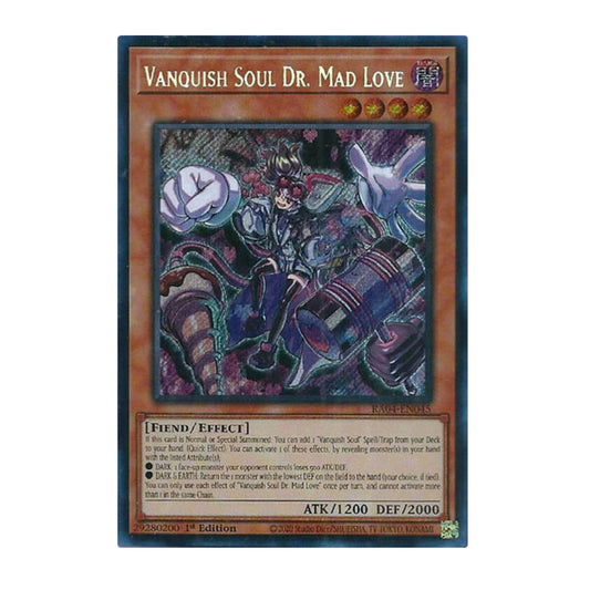 Yu-Gi-Oh! Vanquish Soul Dr. Mad Love (Secret Rare) - Quarter Century Stampede