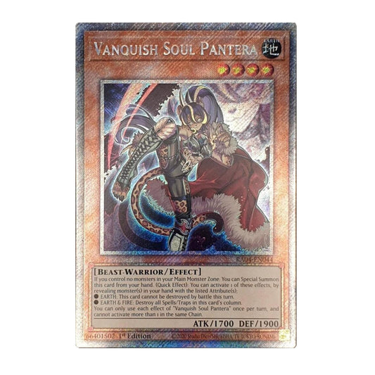 Yu-Gi-Oh! Vanquish Soul Pantera (Platinum Secret Rare) - Quarter Century Stampede