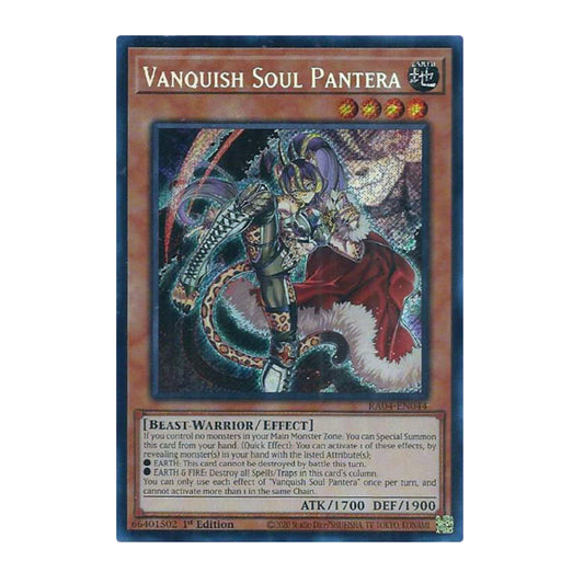 Yu-Gi-Oh! Vanquish Soul Pantera (Secret Rare) - Quarter Century Stampede