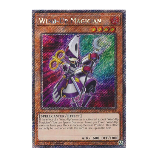 Yu-Gi-Oh! Wind-Up Magician (Platinum Secret Rare) - Quarter Century Stampede