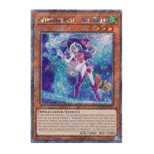 Yu-Gi-Oh! Windwitch - Ice Bell (Platinum Secret Rare) - Quarter Century Stampede
