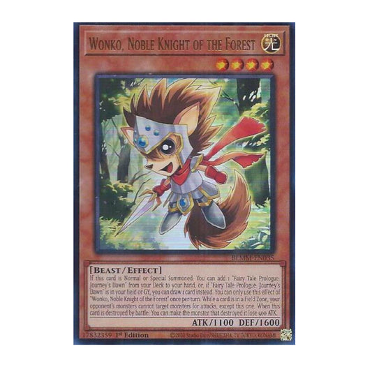 Yu-Gi-Oh! Wonko, Noble Knight of the Forest - Battles of Legend: Monster Mayhem (BLMM)