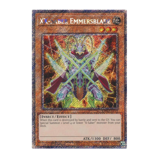 Yu-Gi-Oh! XX-Saber Emmersblade (Platinum Secret Rare) - Quarter Century Stampede