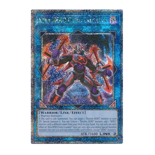 Yu-Gi-Oh! Xtra HERO Cross Crusader (Quarter Century Secret Rare) - Quarter Century Stampede