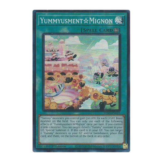 Yu-Gi-Oh! YummyusmentMignon (Super Rare) - Justice Hunters (JUSH)